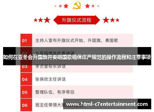 如何在亚冬会升国旗并奏唱国歌确保庄严规范的操作流程和注意事项